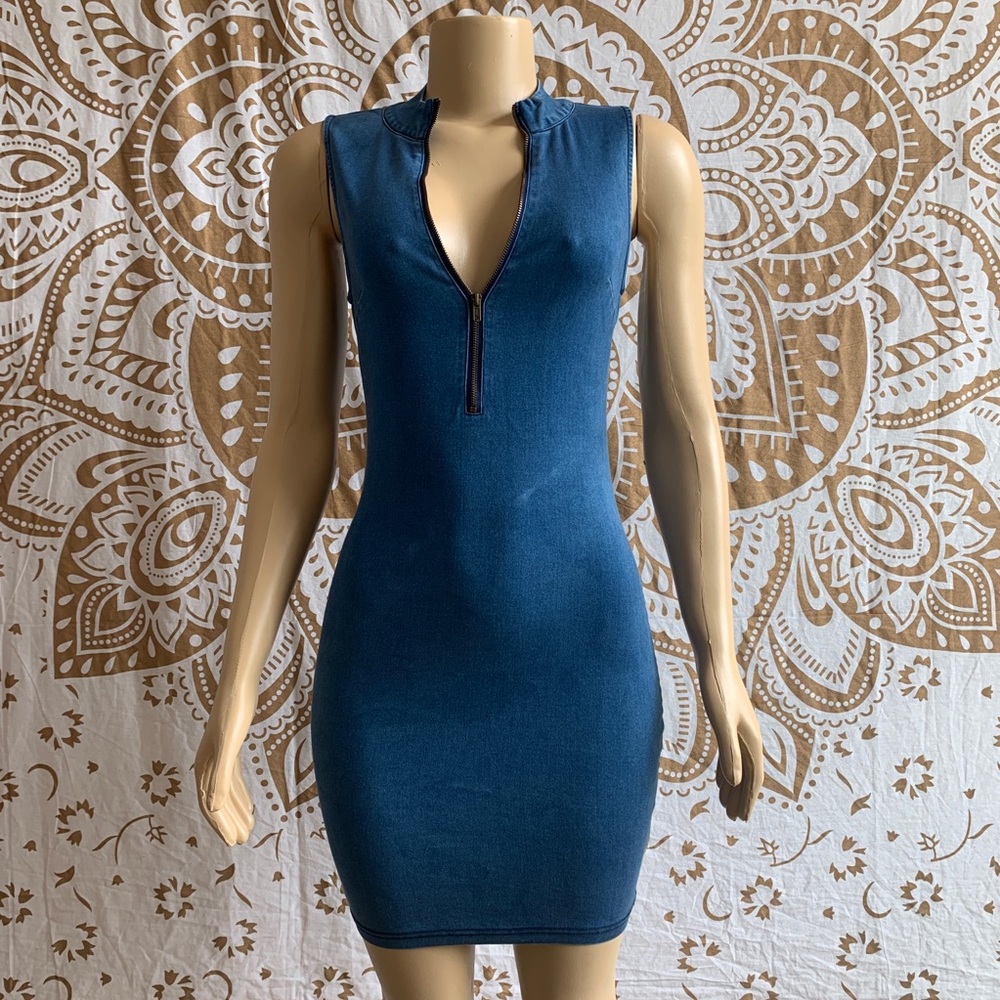 Denim Mini Dress